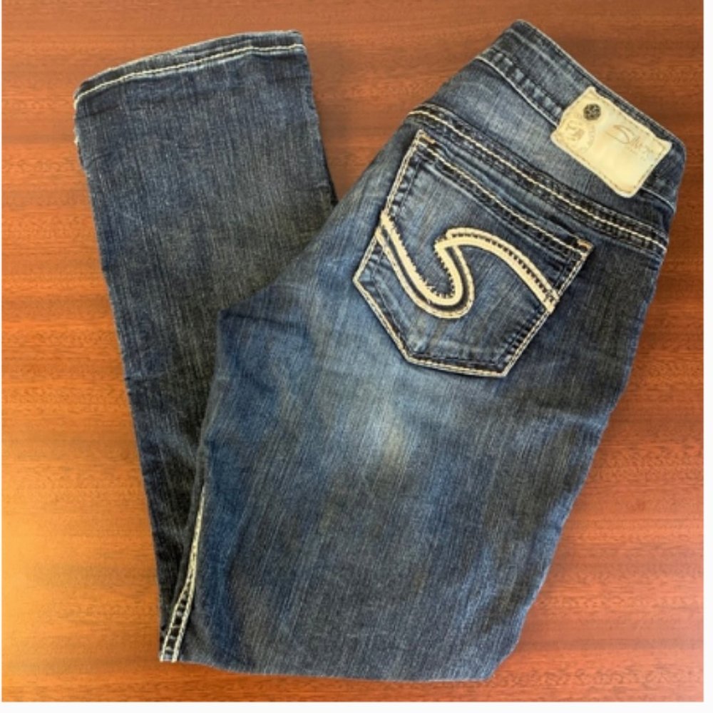 Silver Twisted Capri Euc
